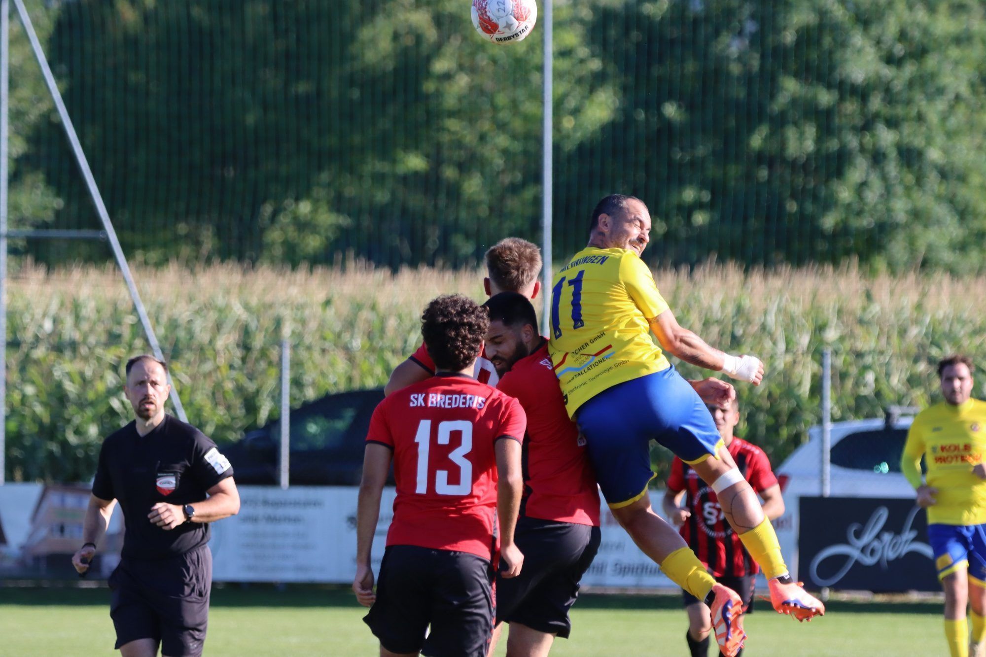 Derby-Impressionen Brederis gegen Meiningen. VN-TK/15