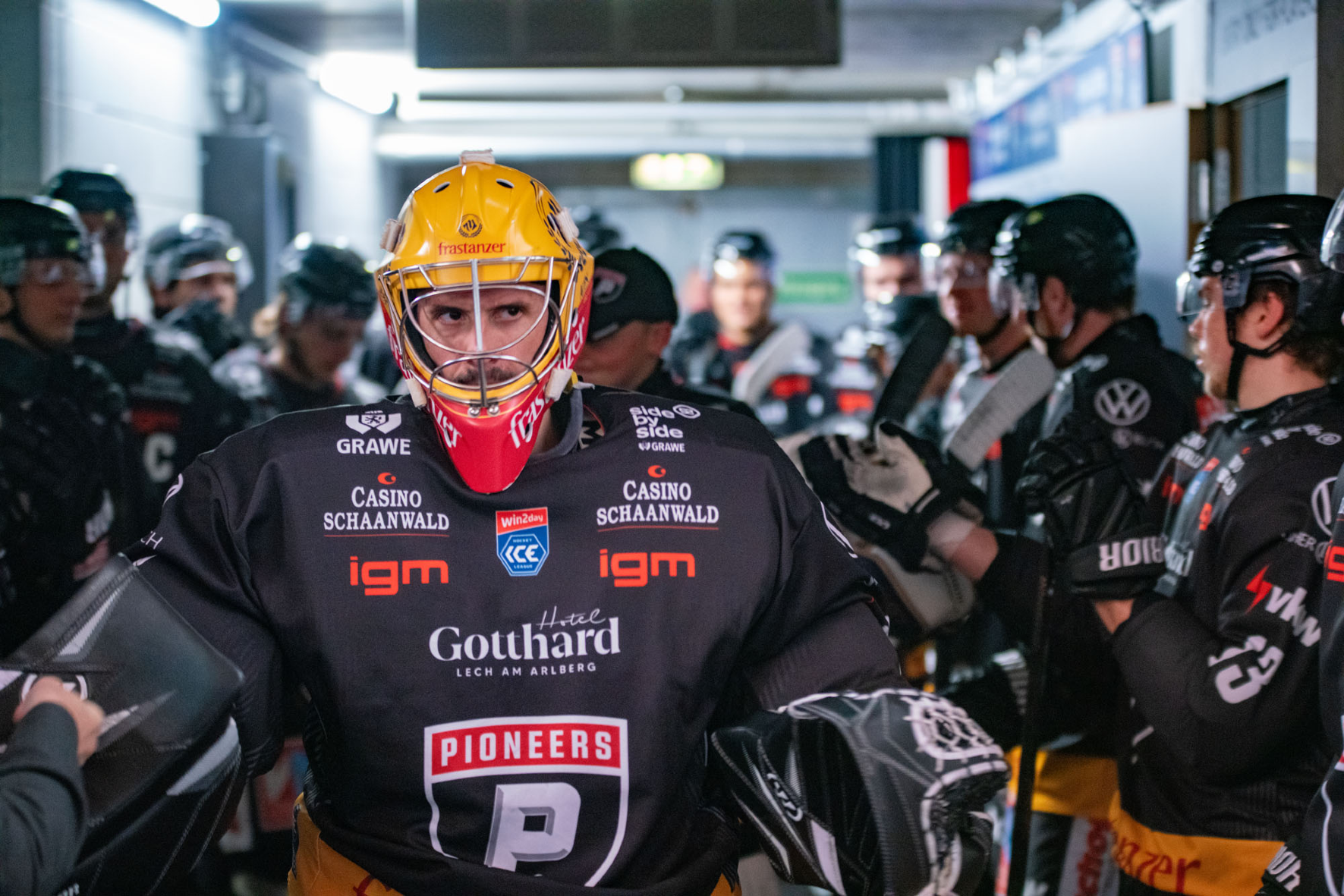 PIV-Keeper Alex Caffi spielt seit Meisterbeginn in Hochform. Er fordert, Ruhe zu bewahren.
