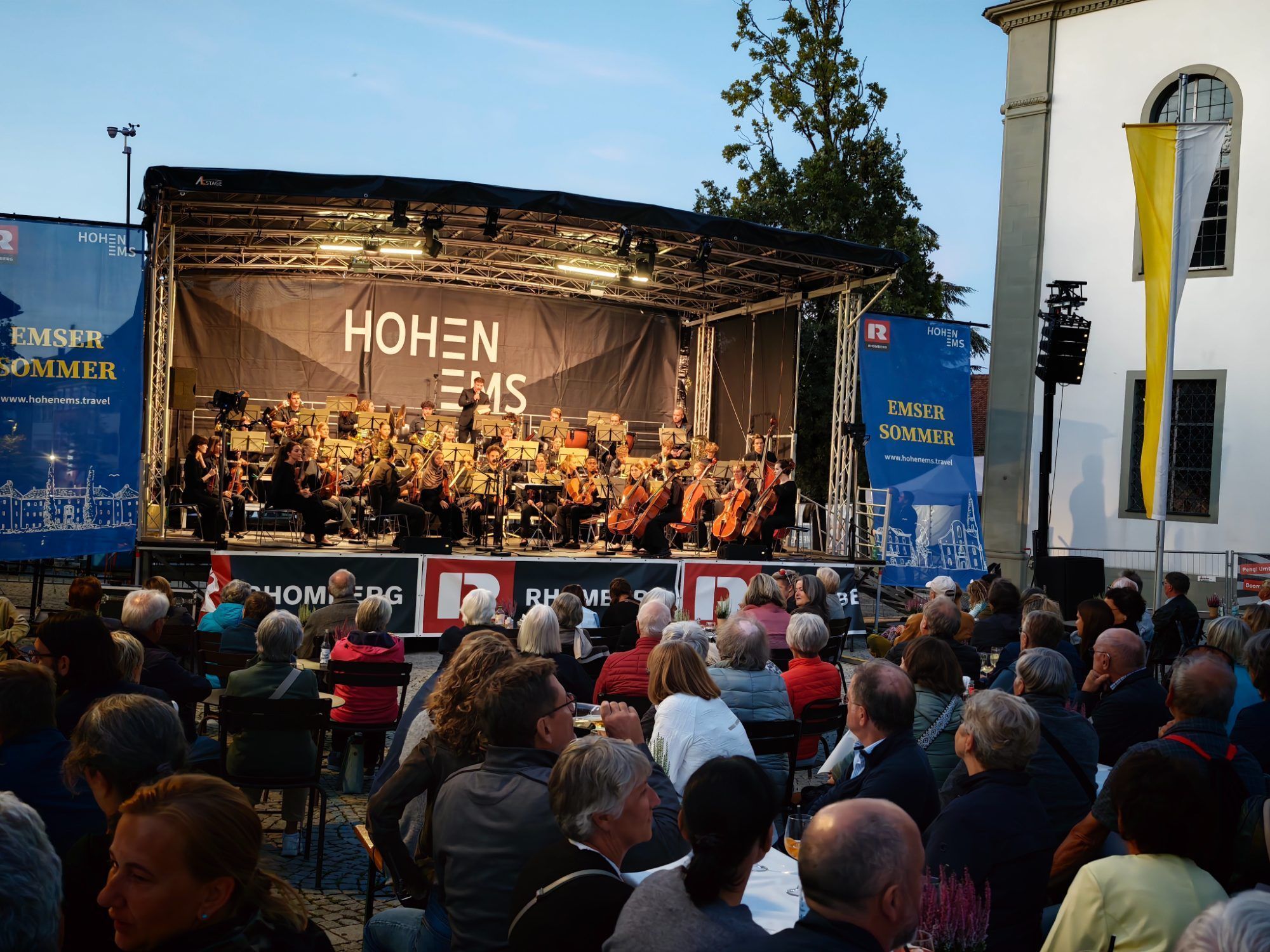 Das Sommernachtskonzert in Hohenems bildete den Abschluss der Reise.