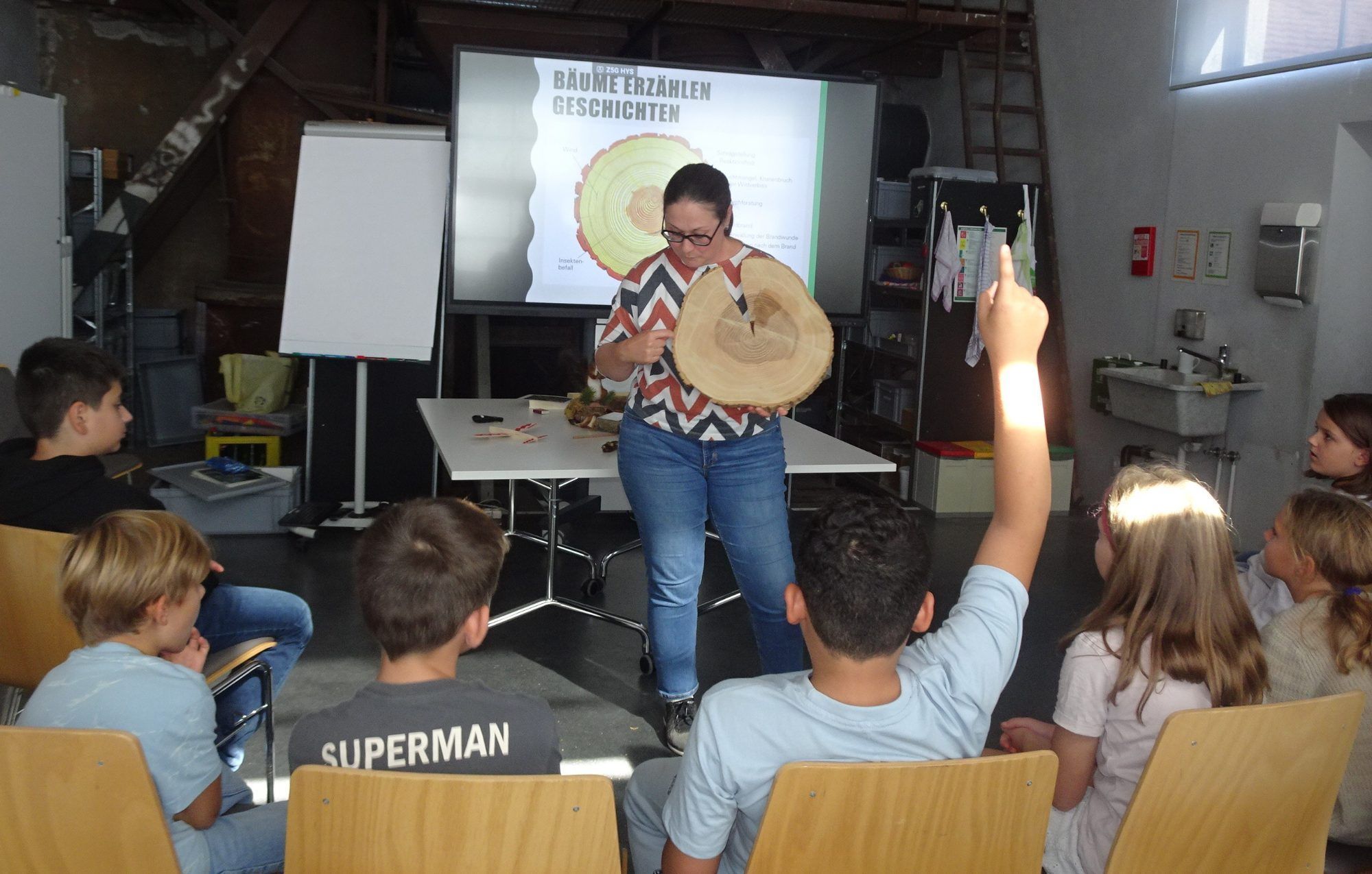 Der Waldmeister-Workshop in der inatura sorgte für Begeisterung bei den Drittklässlern.  