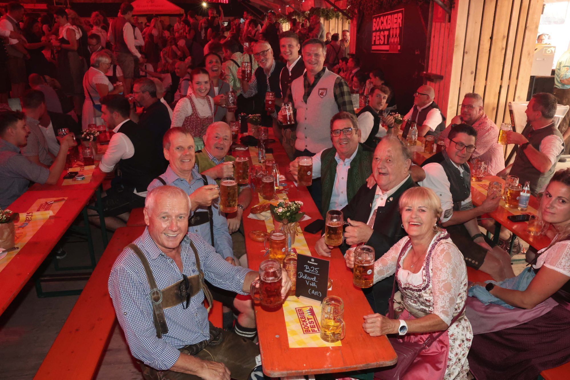 Rankweiler Abordnung in bester Stimmung.
