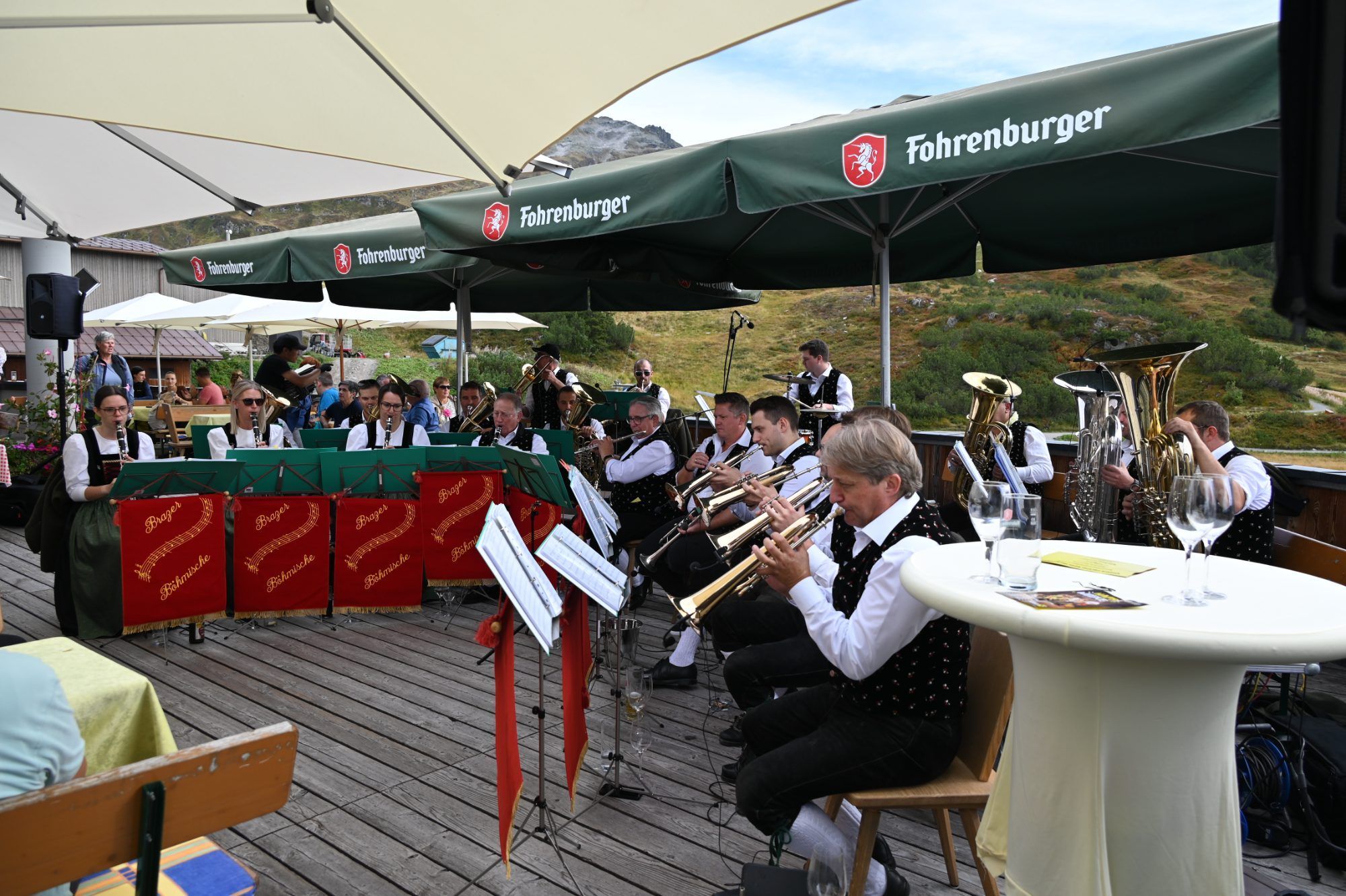 Die Brazer Böhmische sorgte am Sonntag für Stimmung pur.