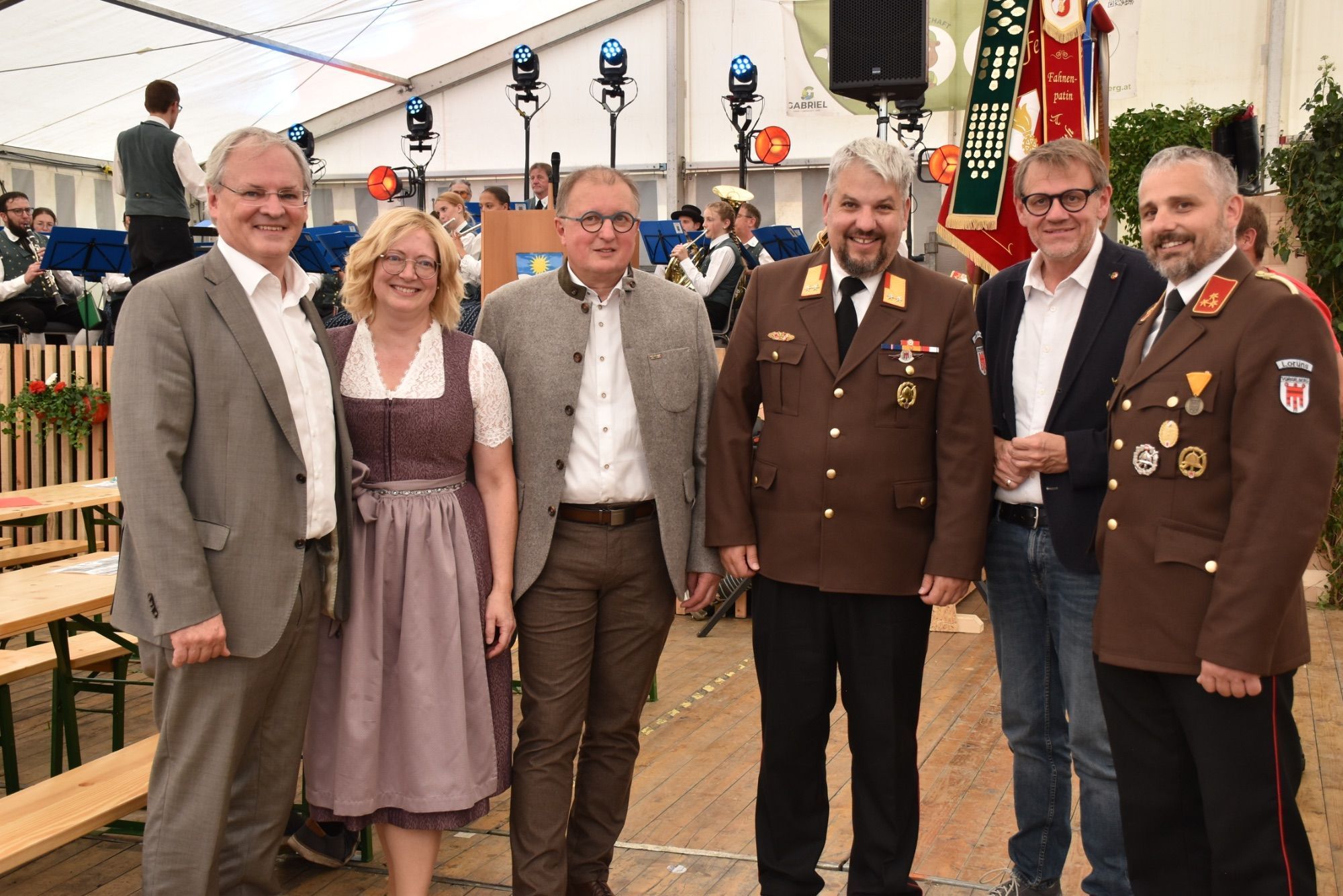 Harald Sonderegger, Edith und Bgm. Andreas Batlogg, Thomas Bargehr, Christoph Thoma und Wolfgang Kurz.