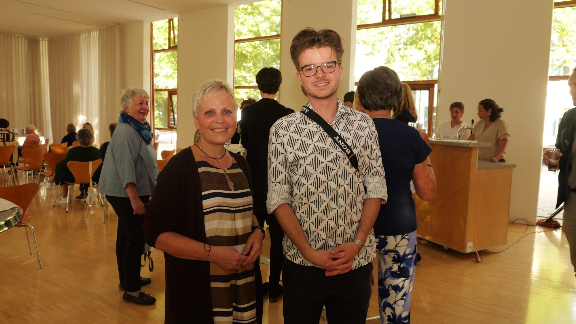 Engagiert für Literatur und Kultur im Walgau: Margit Brunner Gohm und David Karthrein.