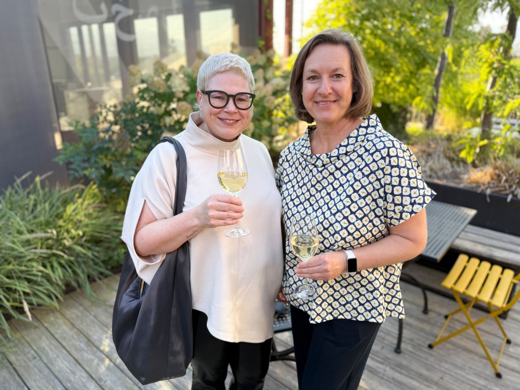 Claudia Amann kam mit Barbara Fleisch zur Vernissage