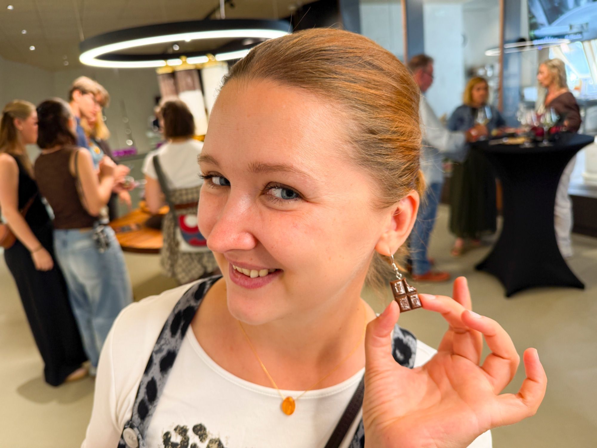 Margarita Zaitseva hatte den passenden Ohrschmuck