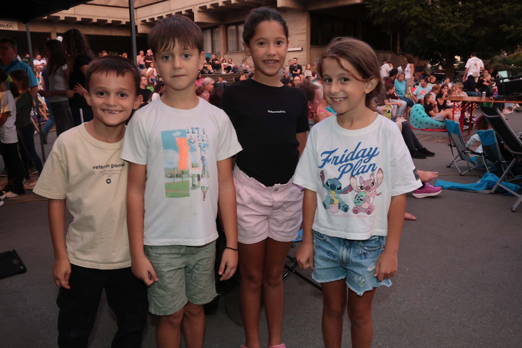 Christian, Lara, Hannes und Amelia.