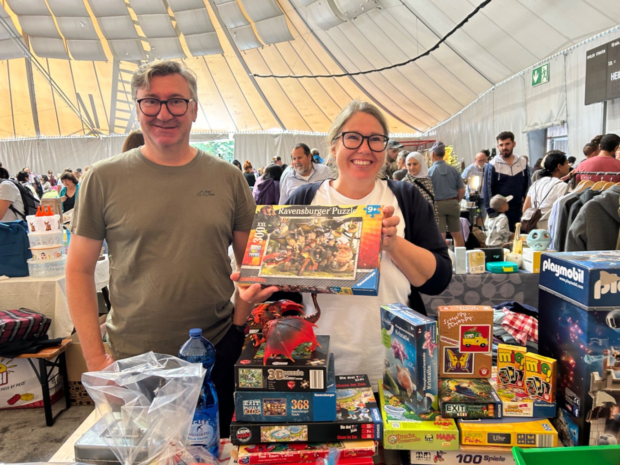 Impressionen vom Flohmarkt im Aktivpark