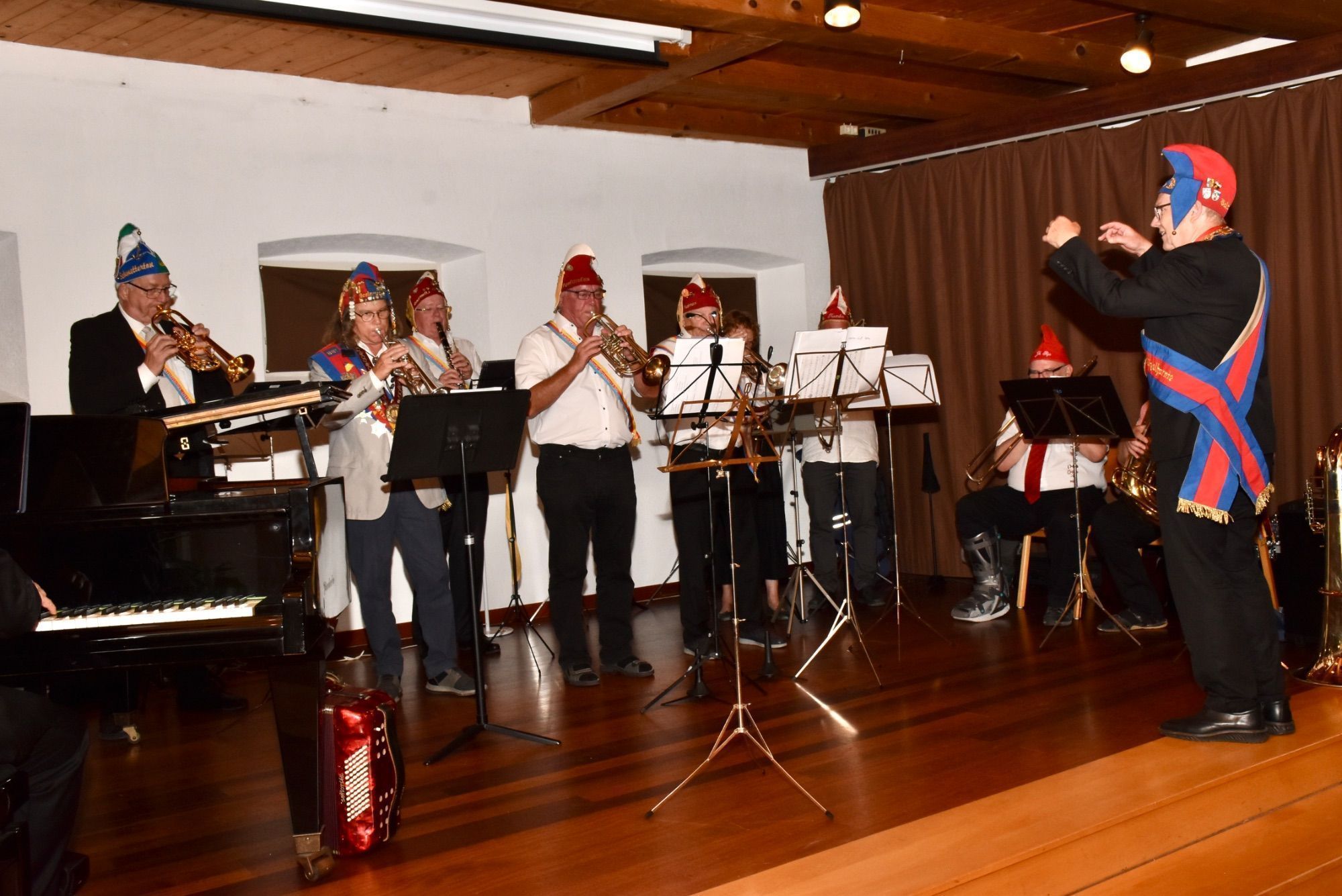 Musici-Sippung der Schlaraffia Veltcuria im Wyberhus der Propstei St. Gerold