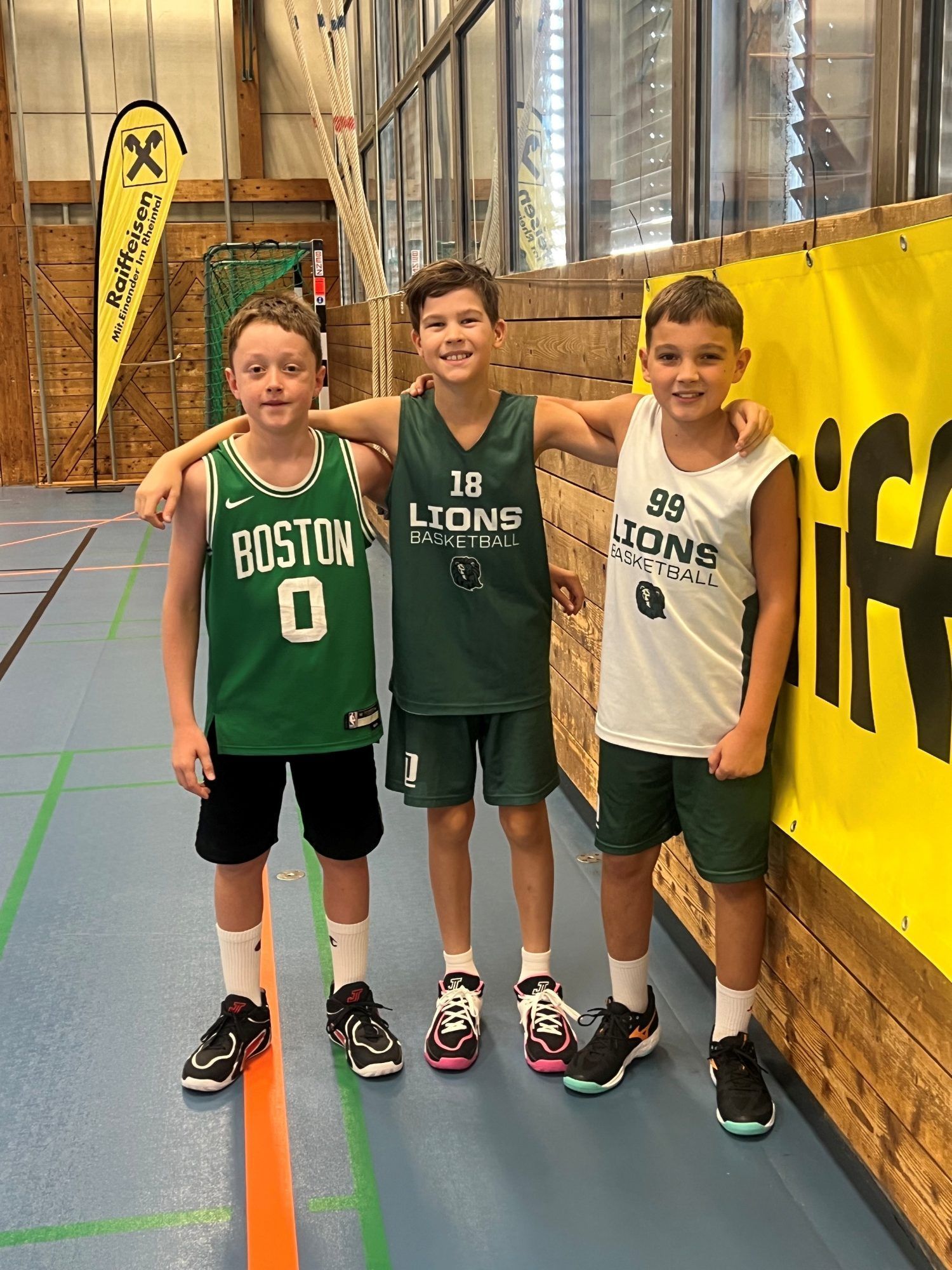 Die jungen Basketballer sind bereit für eine neue Saison mit den Dornbirn Lions.