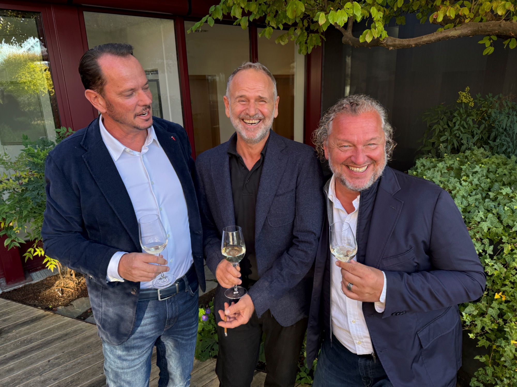Christoph Rupp, Rainer Troy und Franz von Agstein amüsierten sich blendend