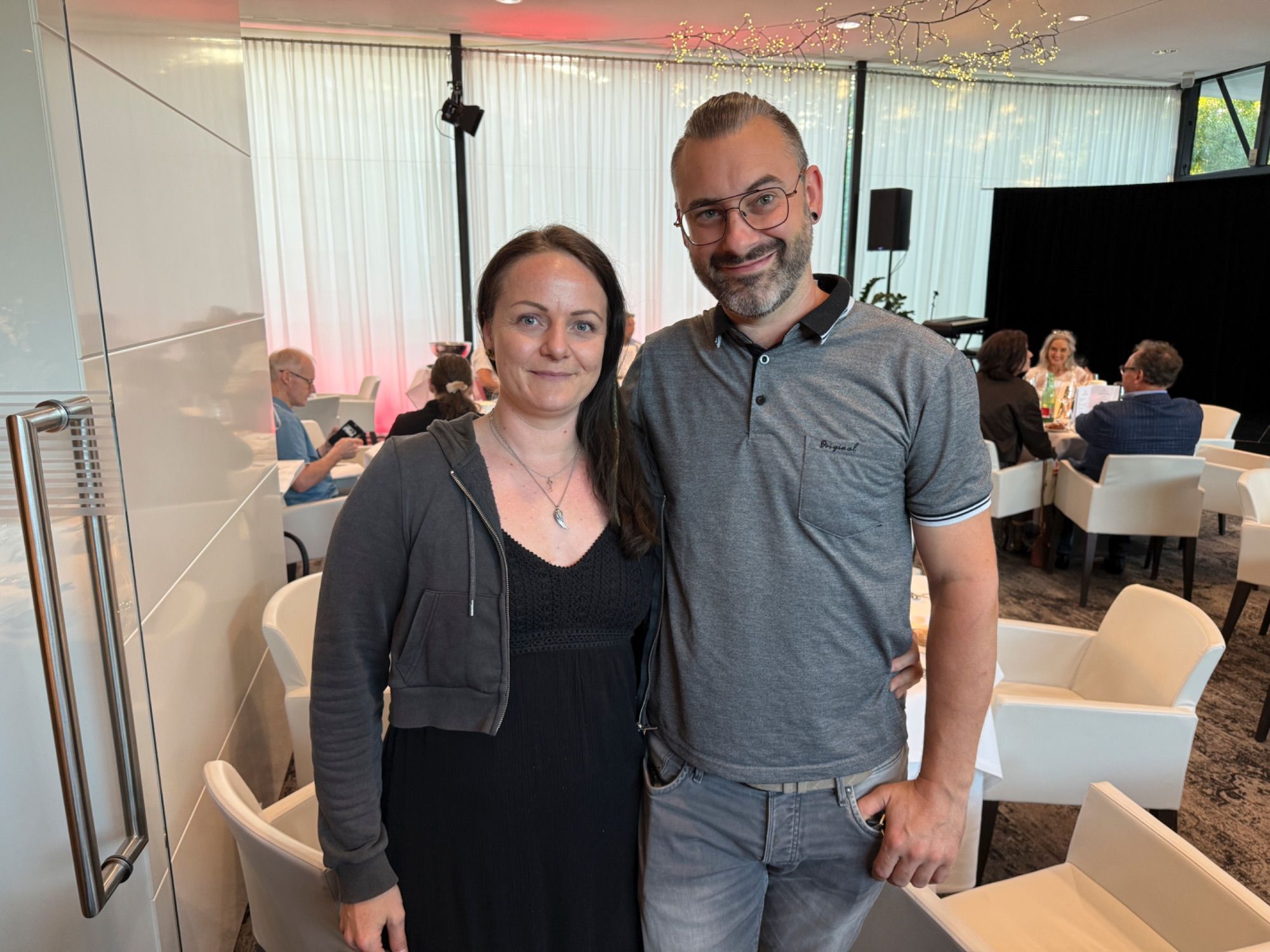 Kerstin und Alexander Berkmann (Escape Room Leiblachtal) waren gespannt