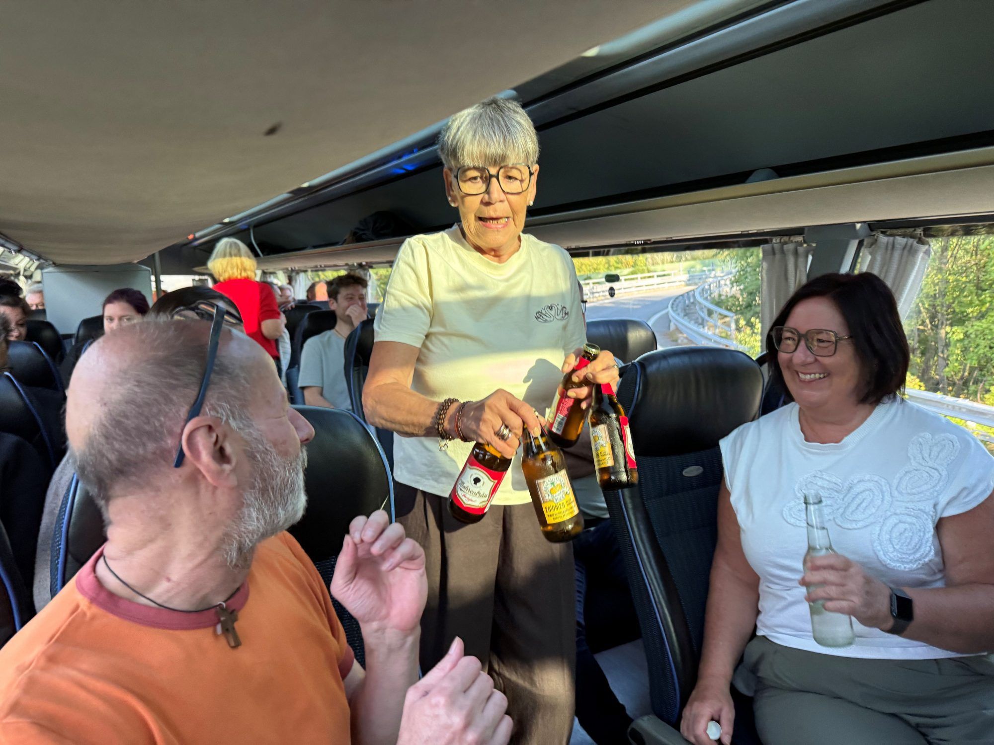 Verdursten musste natürlich niemand beim närrischen Ausflug ins Allgäu. 