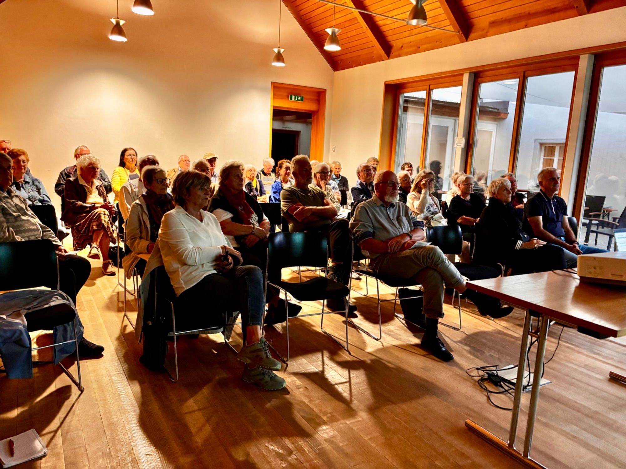Teilnehmer am Vortrag der Rheticus Gesellschaft im Kapuziner Kloster.