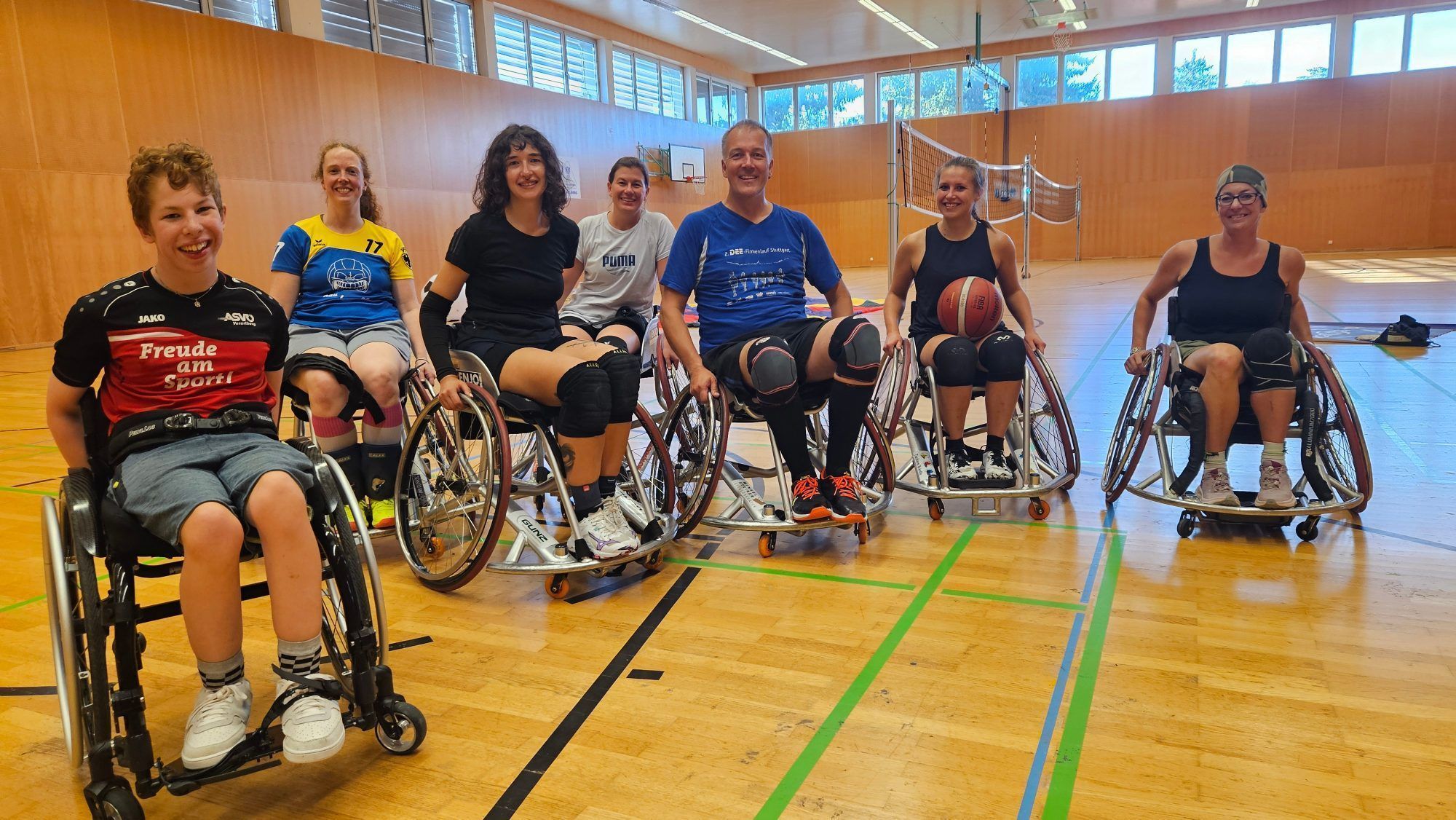 Beim gemeinsamen Sport entstanden viele Begegnungen und neue Erfahrungen.