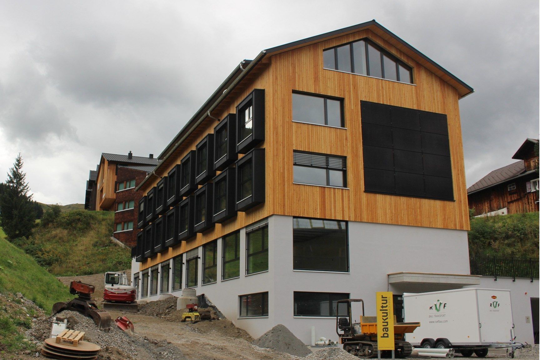 Das neue Appartementhotel Bickel wird schon bald mit 32 Gästebetten in Betrieb gehen.