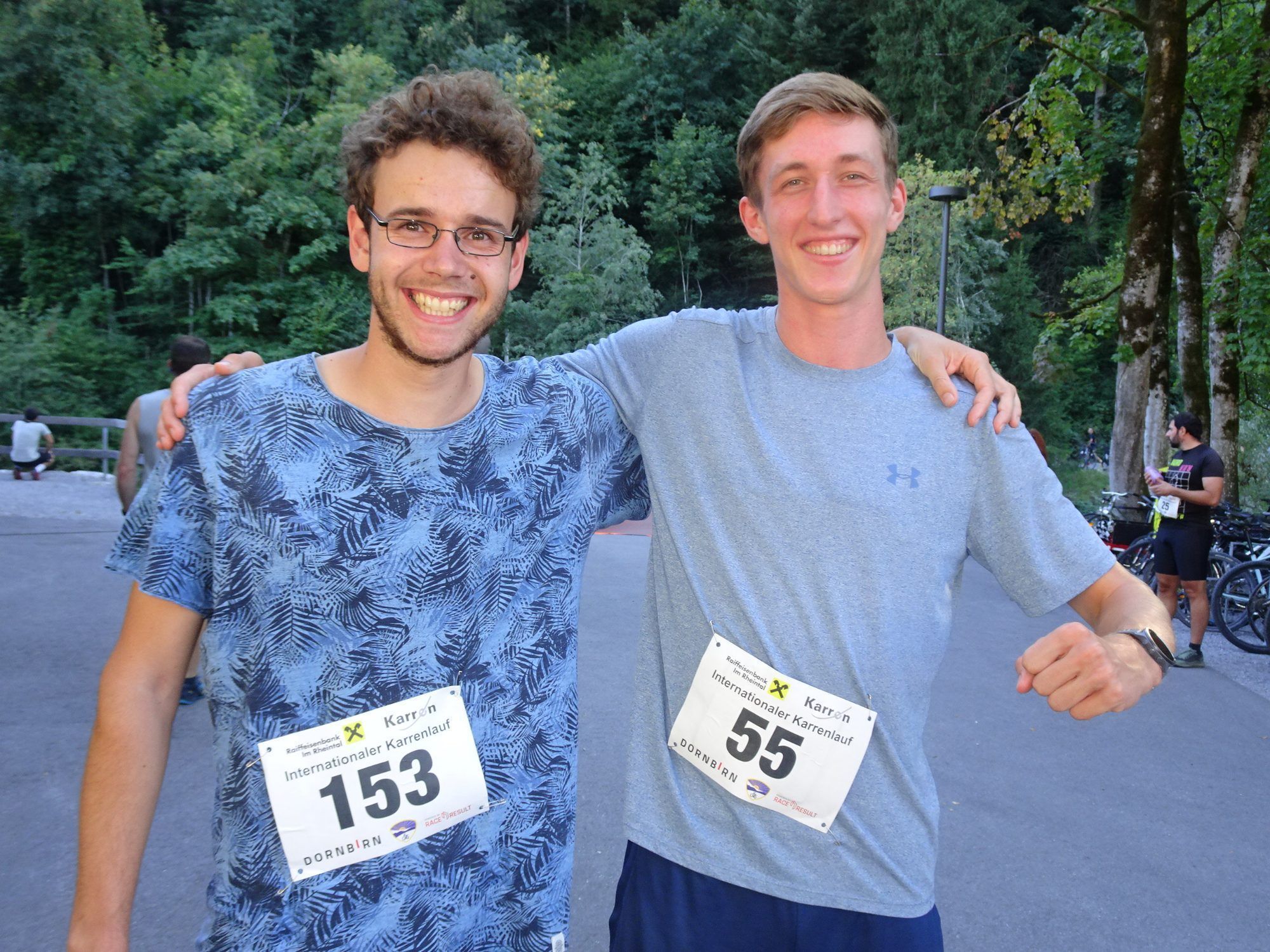 Simon Sohler und André Fußenegger nahmen zum ersten Mal teil 