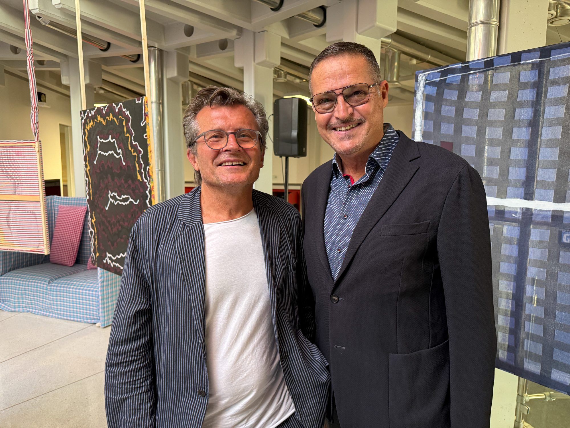 Kurator Marbod Fritsch (FRO) und Alt-LR Christian Bernhard