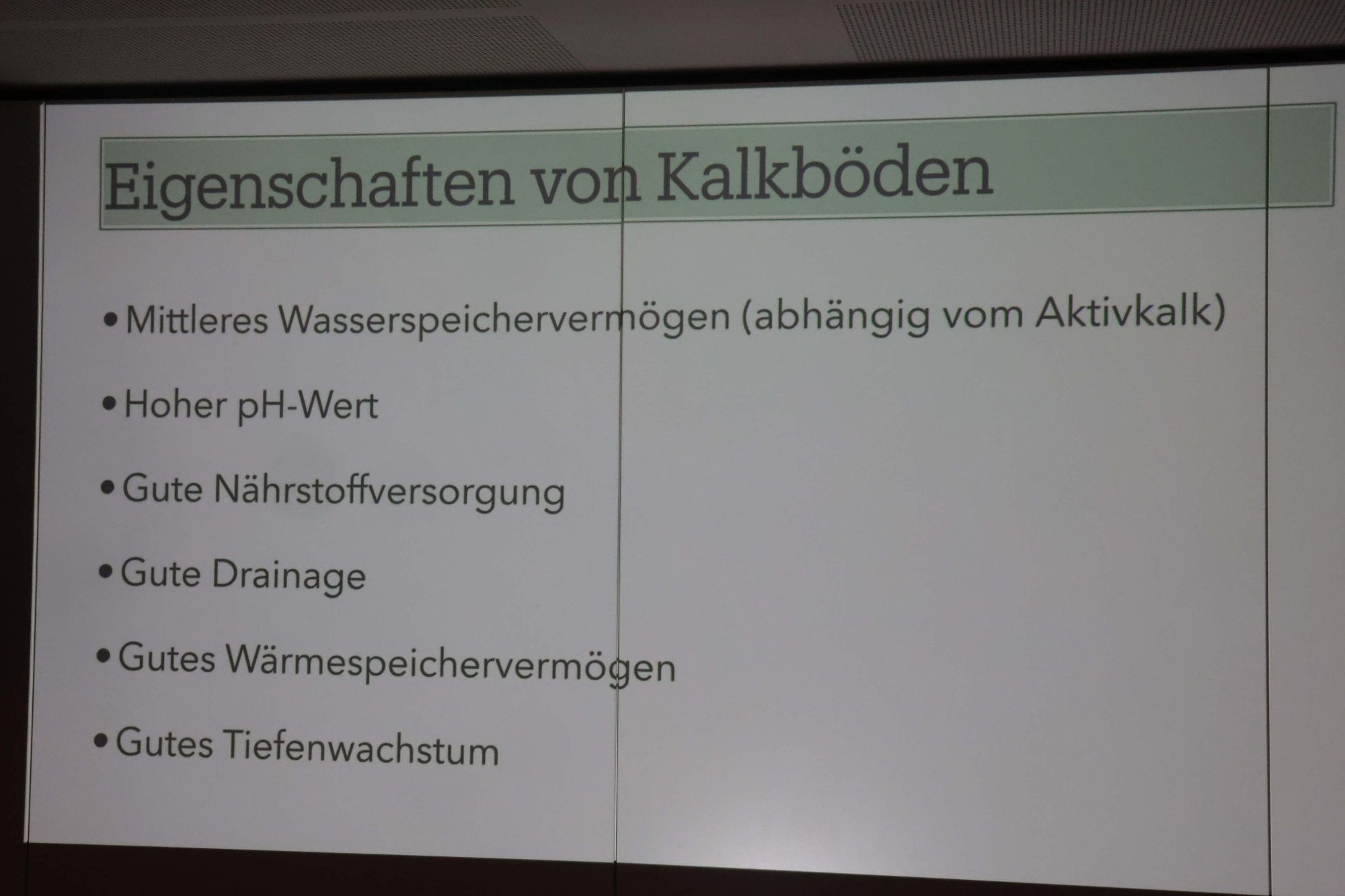 Eidnrücke vom sehr interessanten, informativen und aromenreichen Abend
