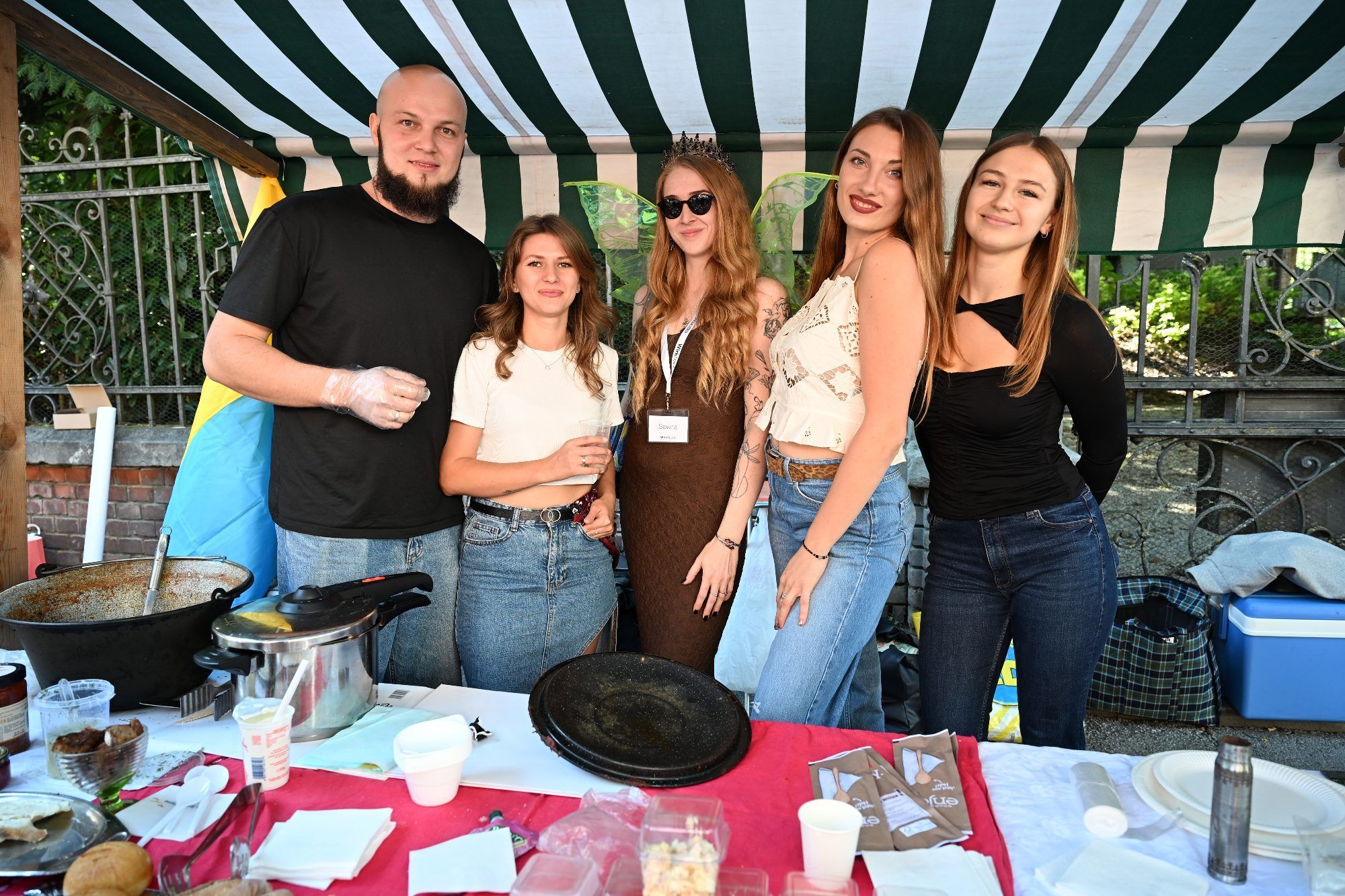 Die ukrainische Community verwöhnte die Besucher mit traditionellem Borschtsch.