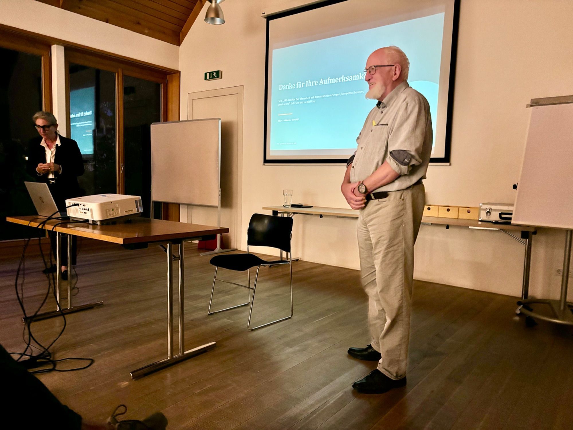 Richard Weber, Organisator der Veranstaltung, begrüßte die Gäste.