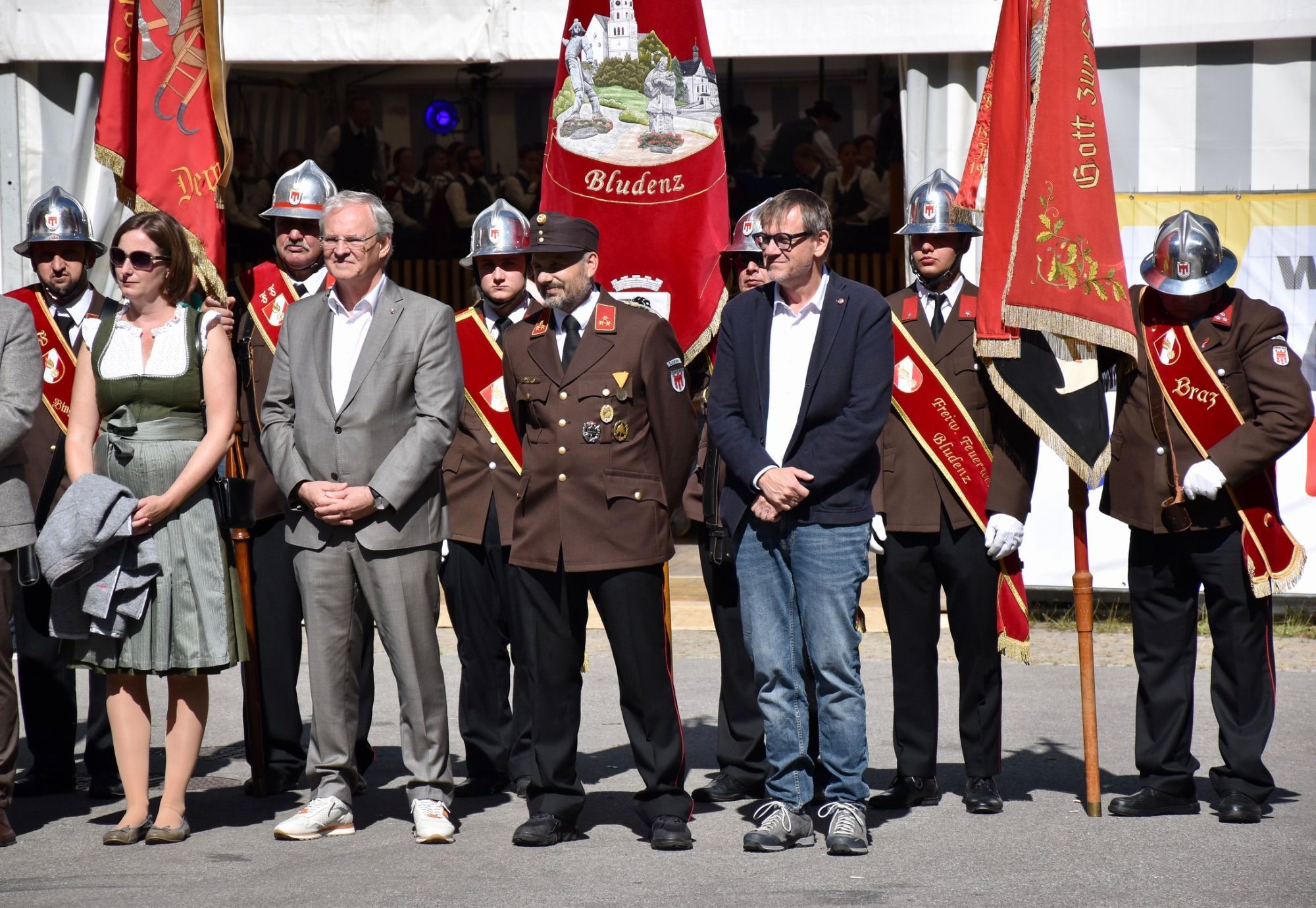 130 Jahre Feuerwehr Lorüns, Zeltfest beim Feuerwehrhaus Lorüns