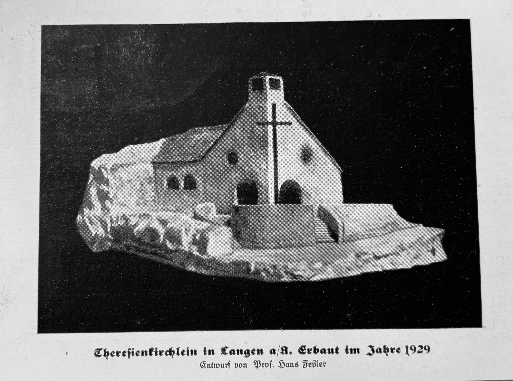 Plan der Kirche von Hans Feßler