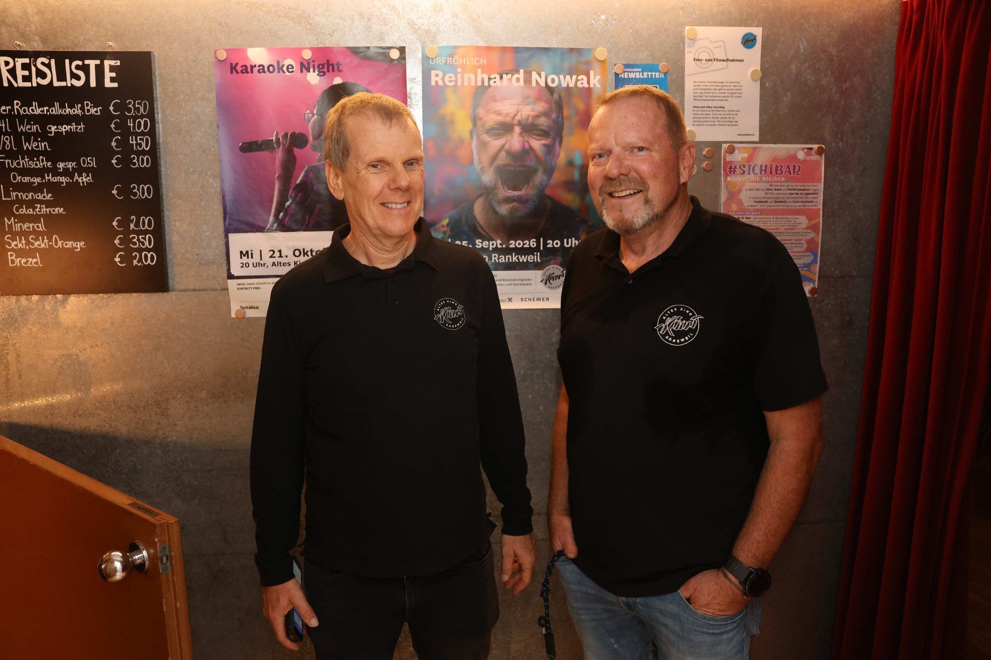 Norbert Studer und Günther Tschohl.