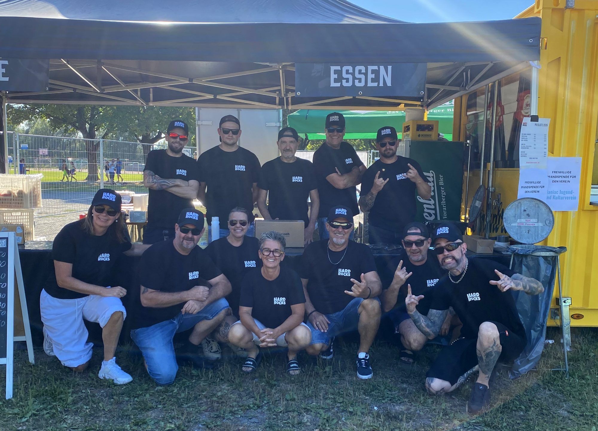 Ein Teil des Teams der Eisenreiter