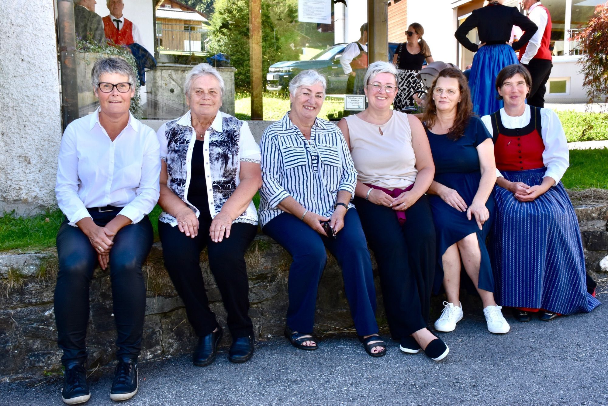 Das Agape-Team anlässlich der Festmesse mit Orgelweihe: Katharina Keßler, Christl Erhard, Petra Lechner, Cornelia Meusburger und Monika Dönz-Breuß.