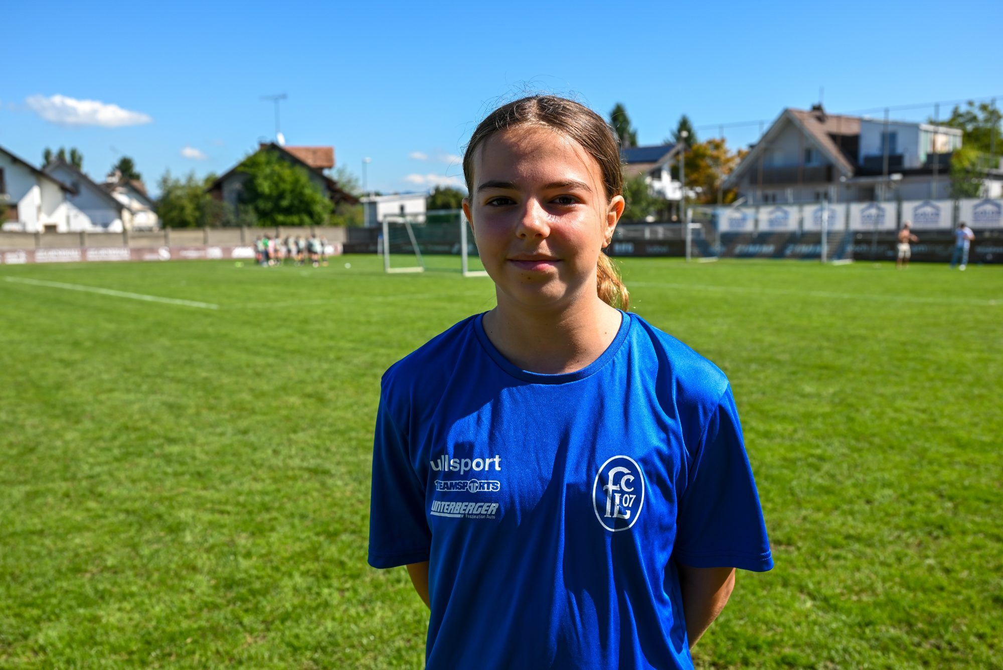 Rosa Baur (13) kickte bei der Austria, jetzt ist sie Mitglied der SPG Luschnou Mauotla.