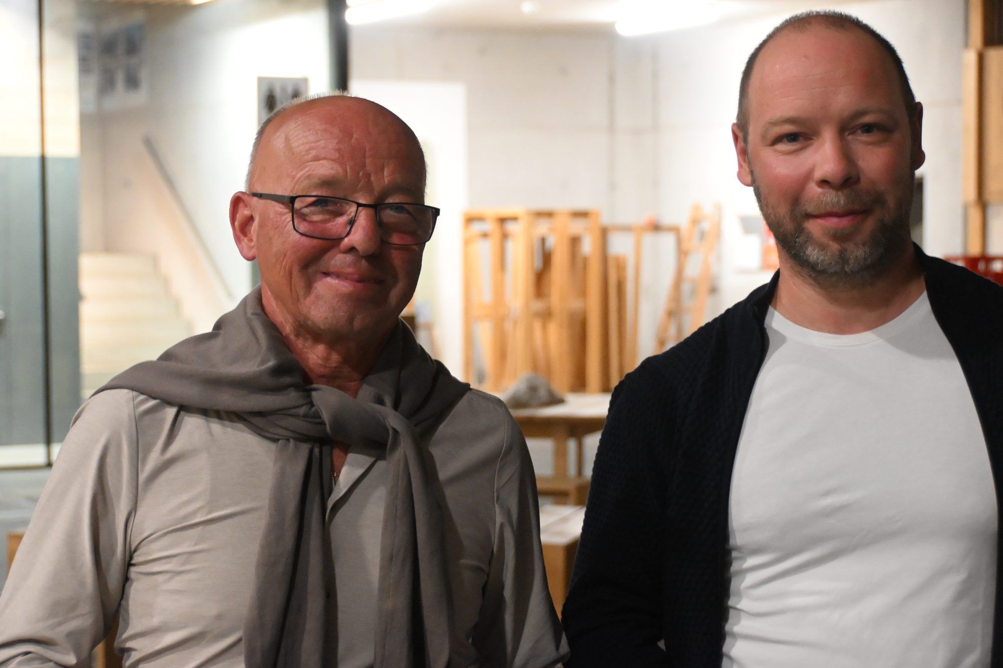 Gastgeber Michael und Matthias Kaufmann