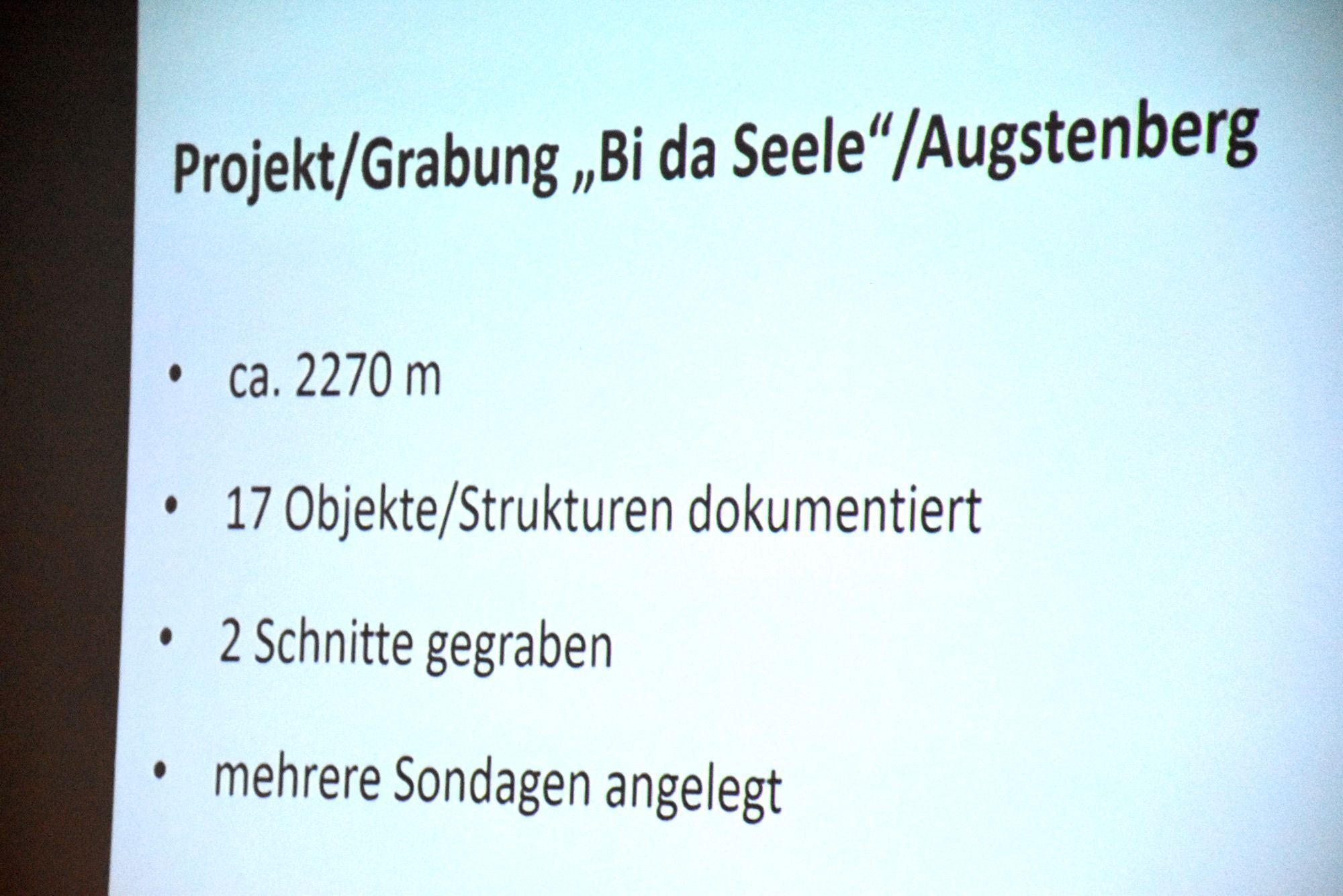 Vortrag des Archäologen Martin Gamon im Montafoner Heimatmuseum in Schruns.