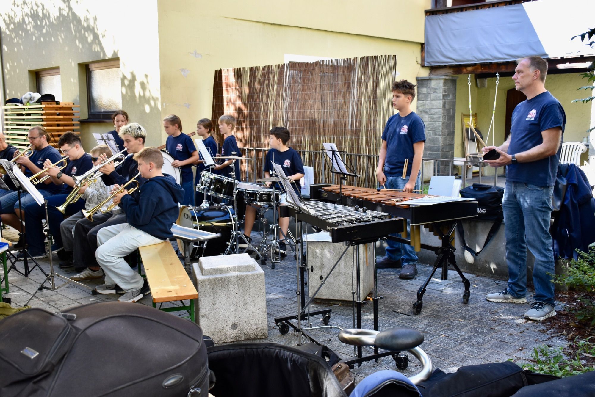 Städtle-Frühschoppen der Stadtmusik Bludenz im Bayrischen Garten.