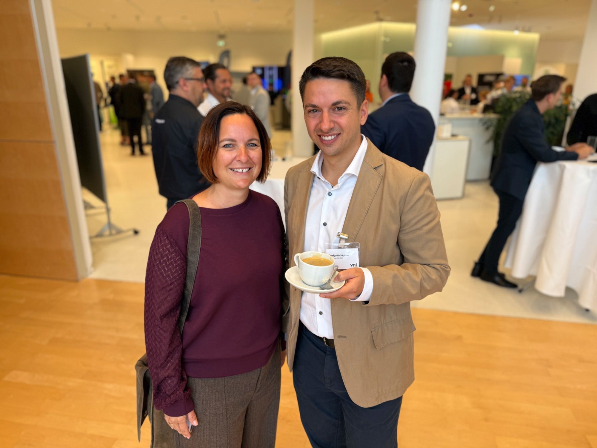 Bianca Mathis und Klaus Wenigmann (Julius Blum) waren unter den Zuhörern