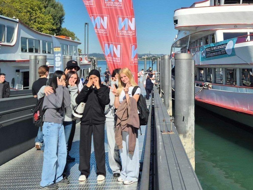 Lehre in Vorarlberg: Rund 950 Jugendliche informieren sich auf den Schiffen im Hafen Bregenz