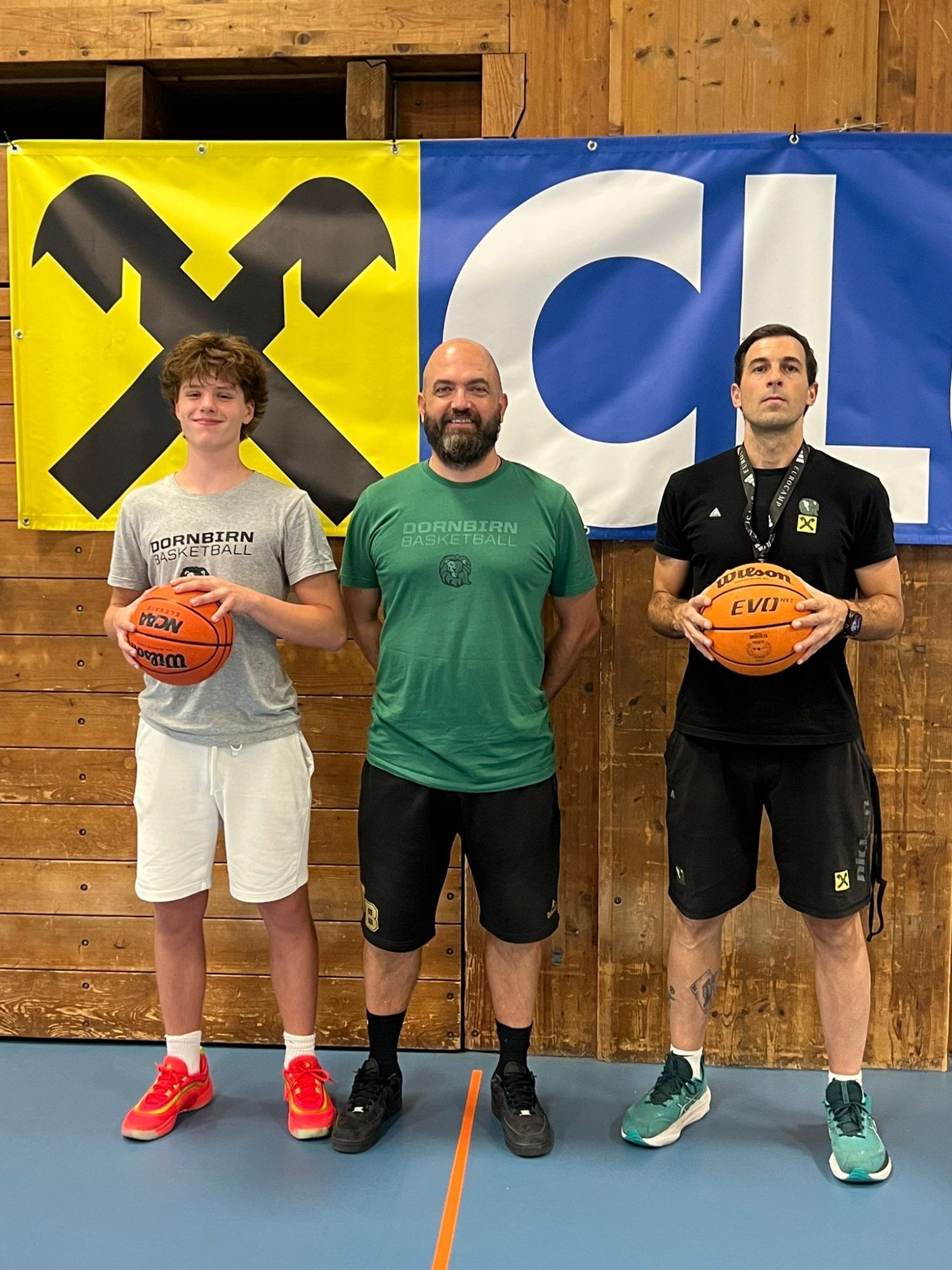 Das Trainerteam der Dornbirn Lions sorgte beim Sommercamp für abwechslungsreiche Einheiten.