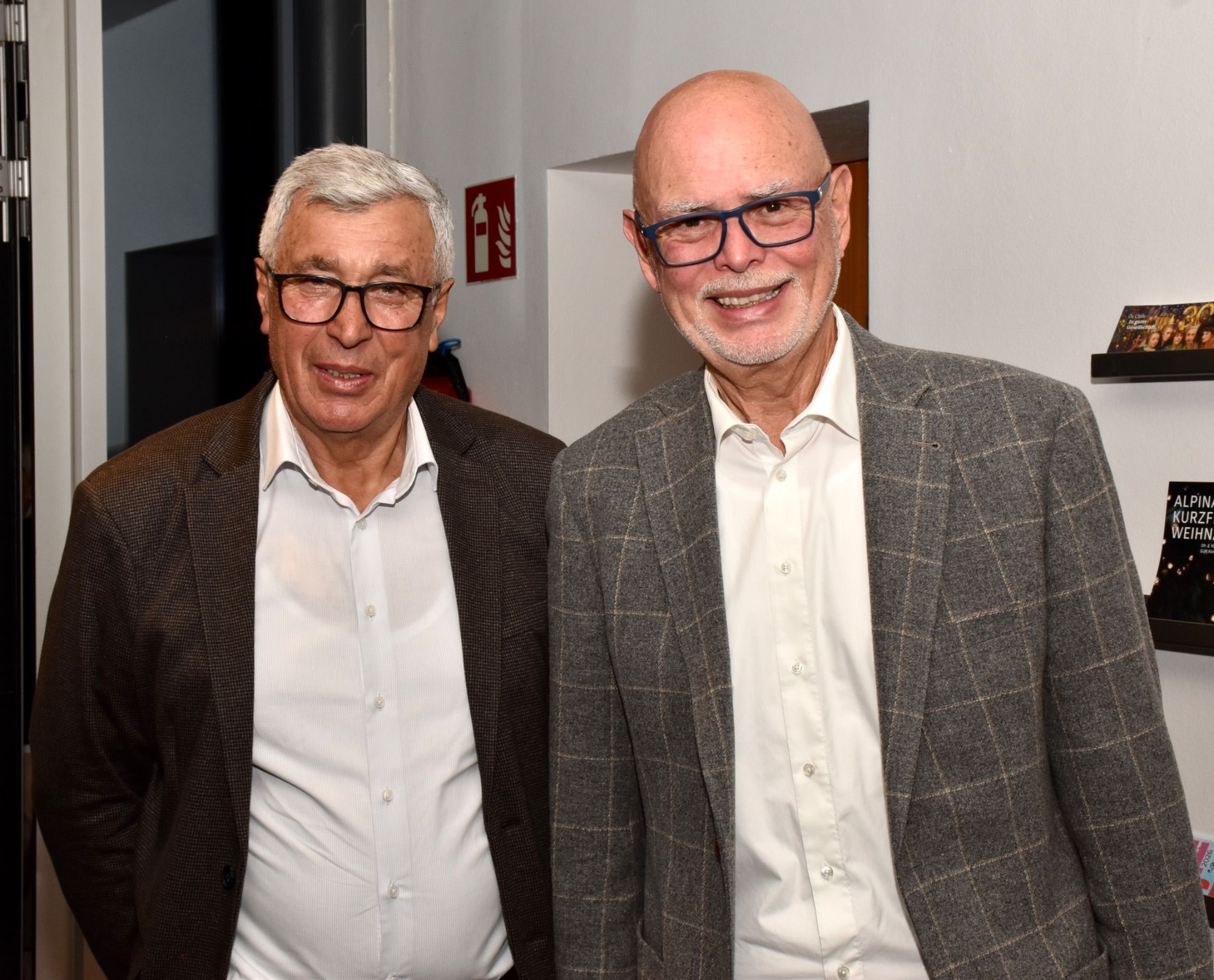Ali Dogan und Peter Ritter genossen den kulturellen Abend im Städtle.
