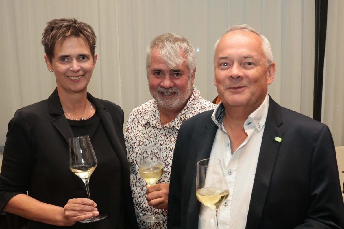 Alexandra Giesinger, Karl-Heinz Brugger und Marcel Steiger.