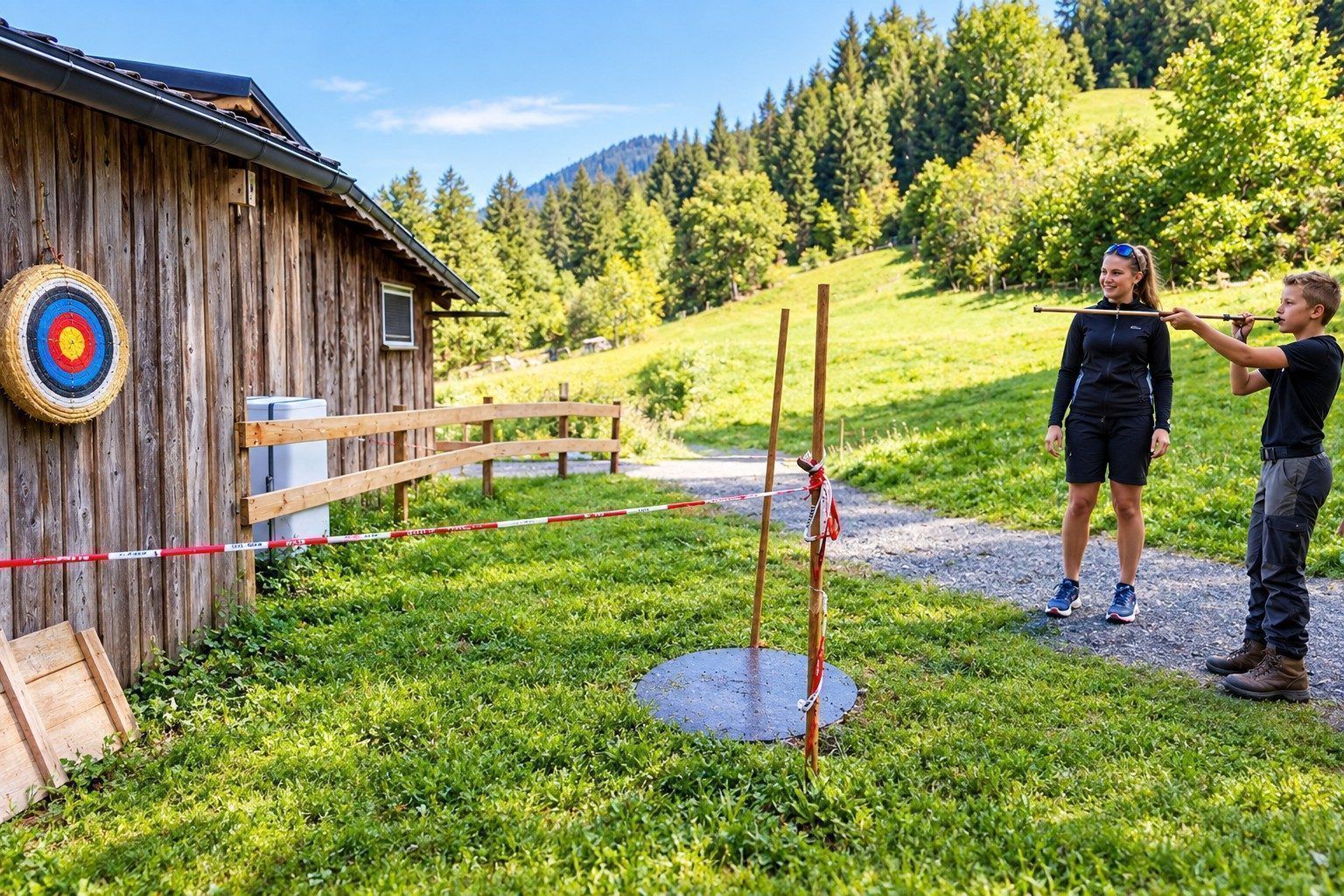 Große Freude bereiteten den Kindern die vier Stationen der Waldolympiade.
