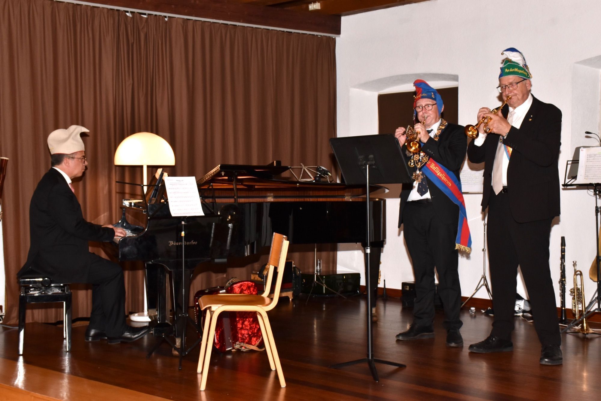 Musici-Sippung der Schlaraffia Veltcuria im Wyberhus der Propstei St. Gerold