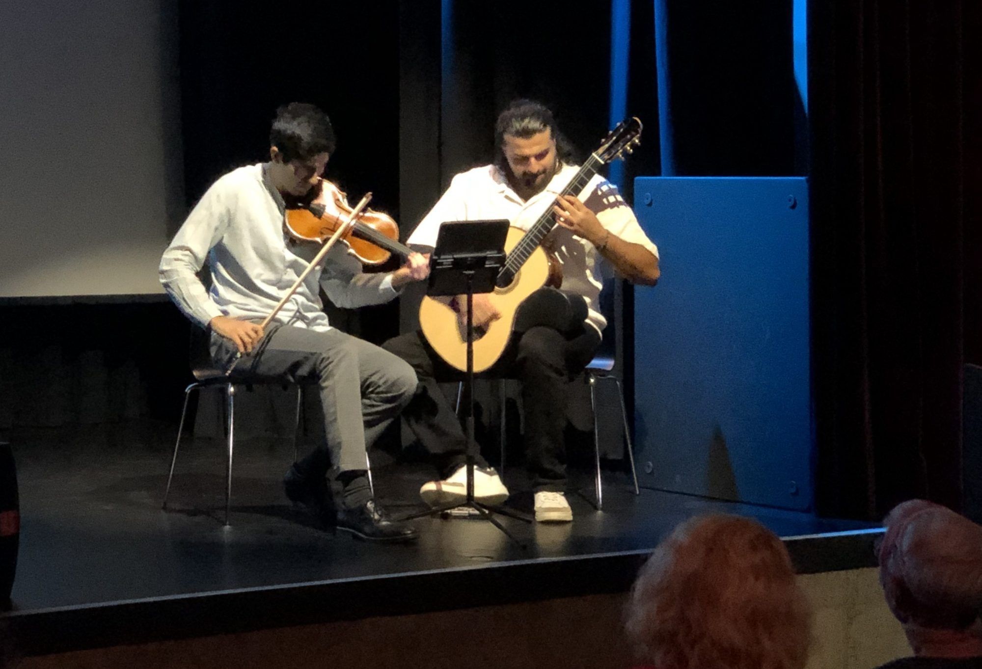 Das Vivaldi-Duo der Stella Vorarlberg sorgte für die musikalische Einstimmung