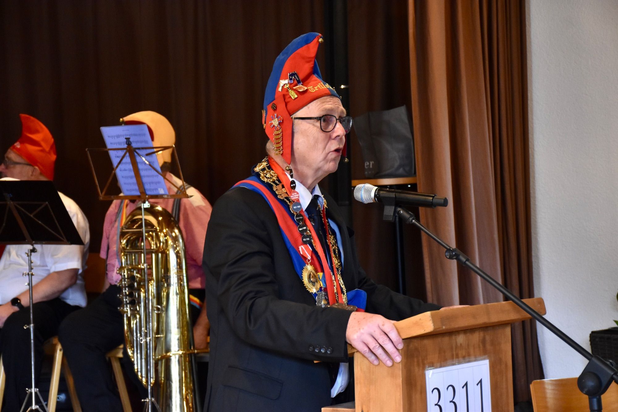 Musici-Sippung der Schlaraffia Veltcuria im Wyberhus der Propstei St. Gerold