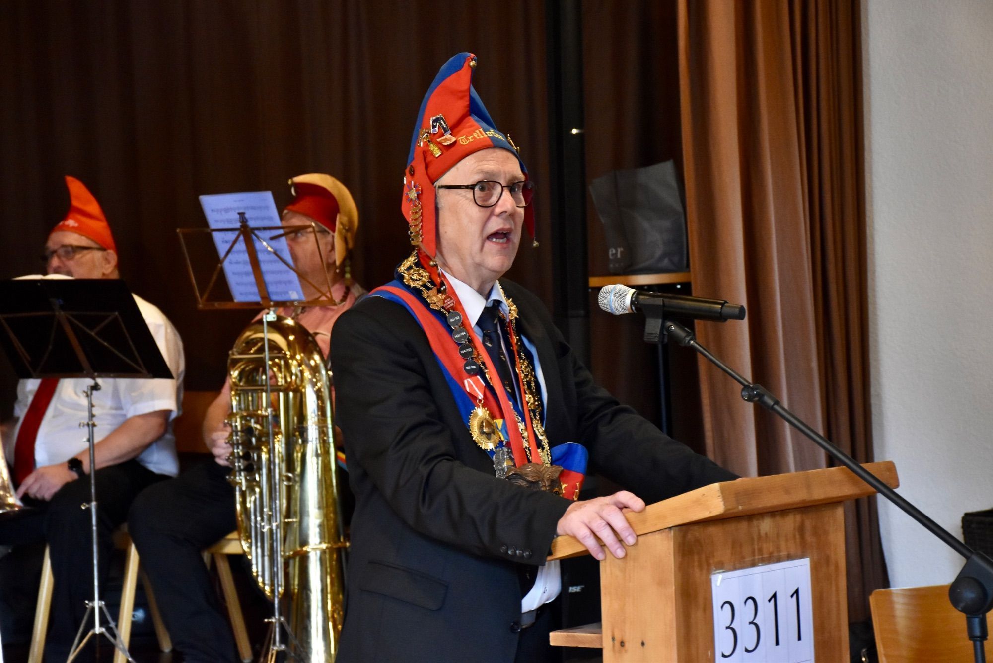 Musici-Sippung der Schlaraffia Veltcuria im Wyberhus der Propstei St. Gerold