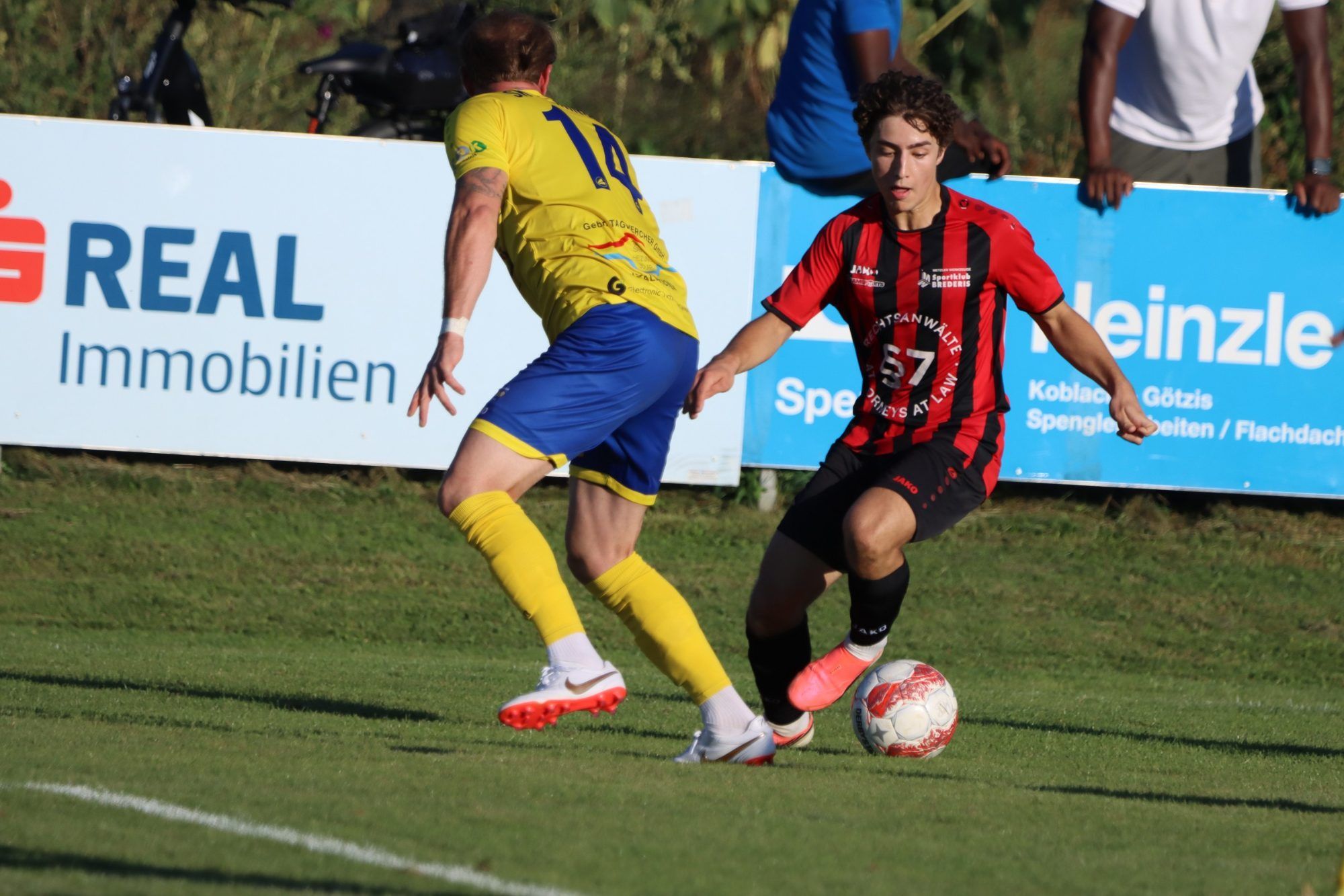 Derby-Impressionen Brederis gegen Meiningen. VN-TK/15