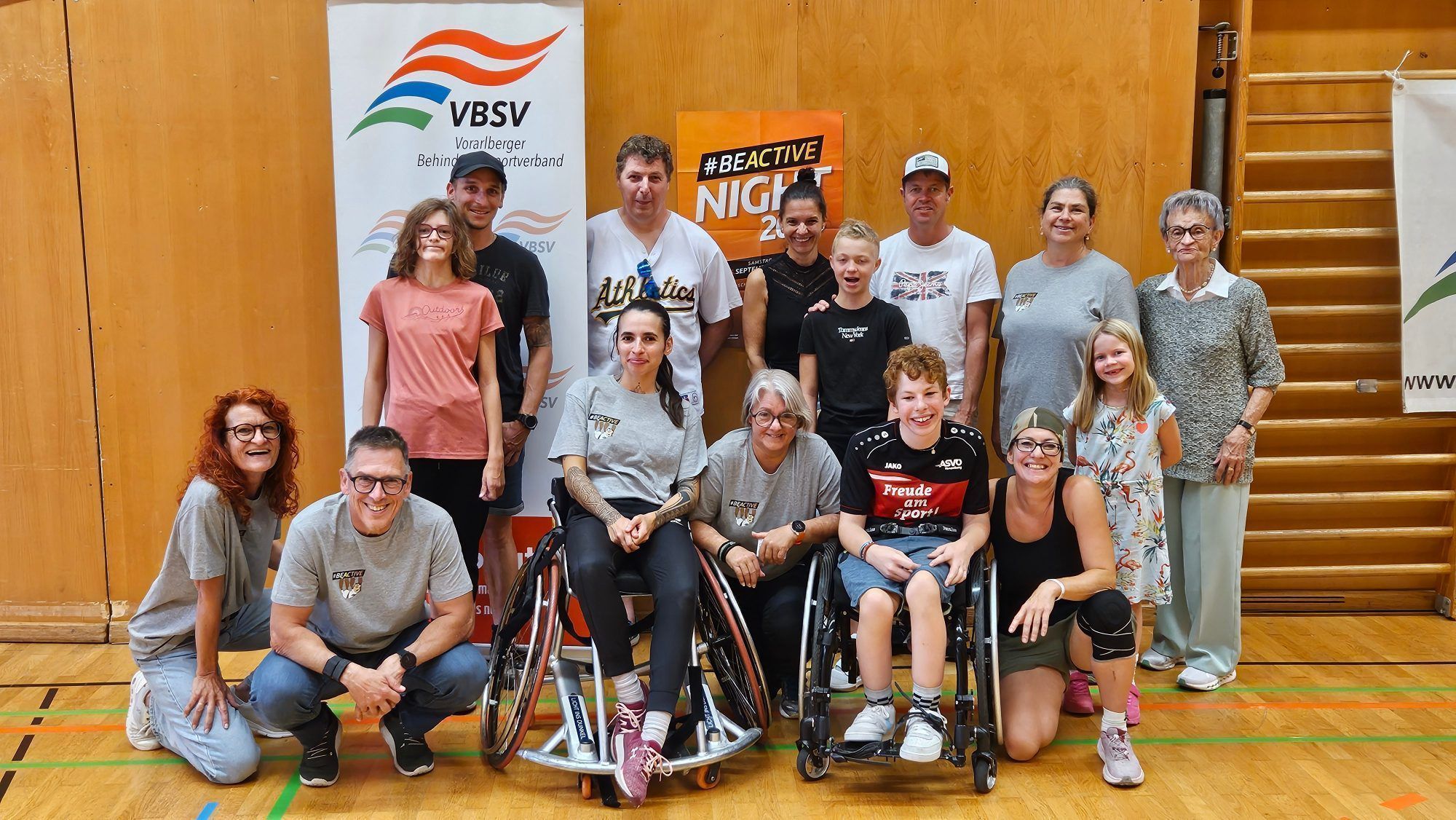 Die #BeActive Night bot Gelegenheit, Bewegung gemeinsam zu erleben.