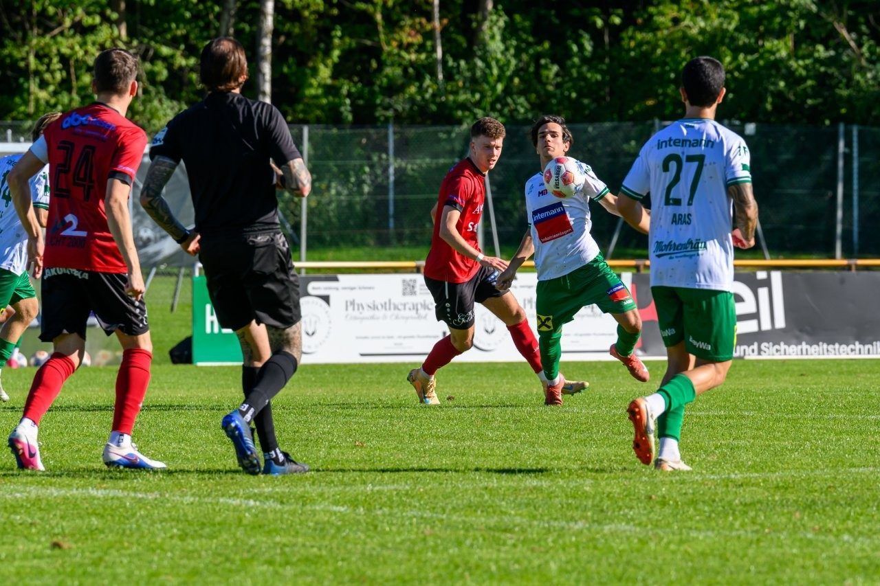 Szenen von Lauterach gegen Reichenau. VN/13