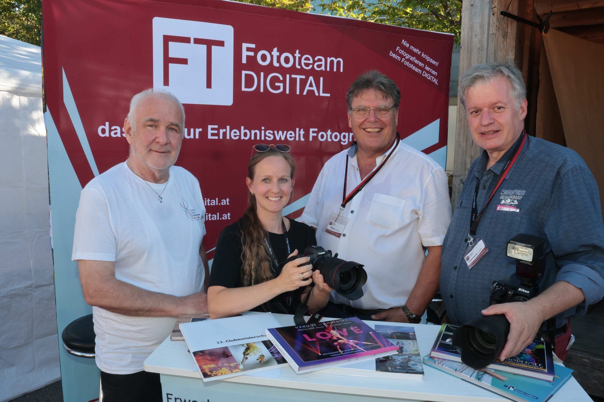 Roland Geuze, Fabienne Matt, OBmann MArio sTecher und Klemens ohler vom 