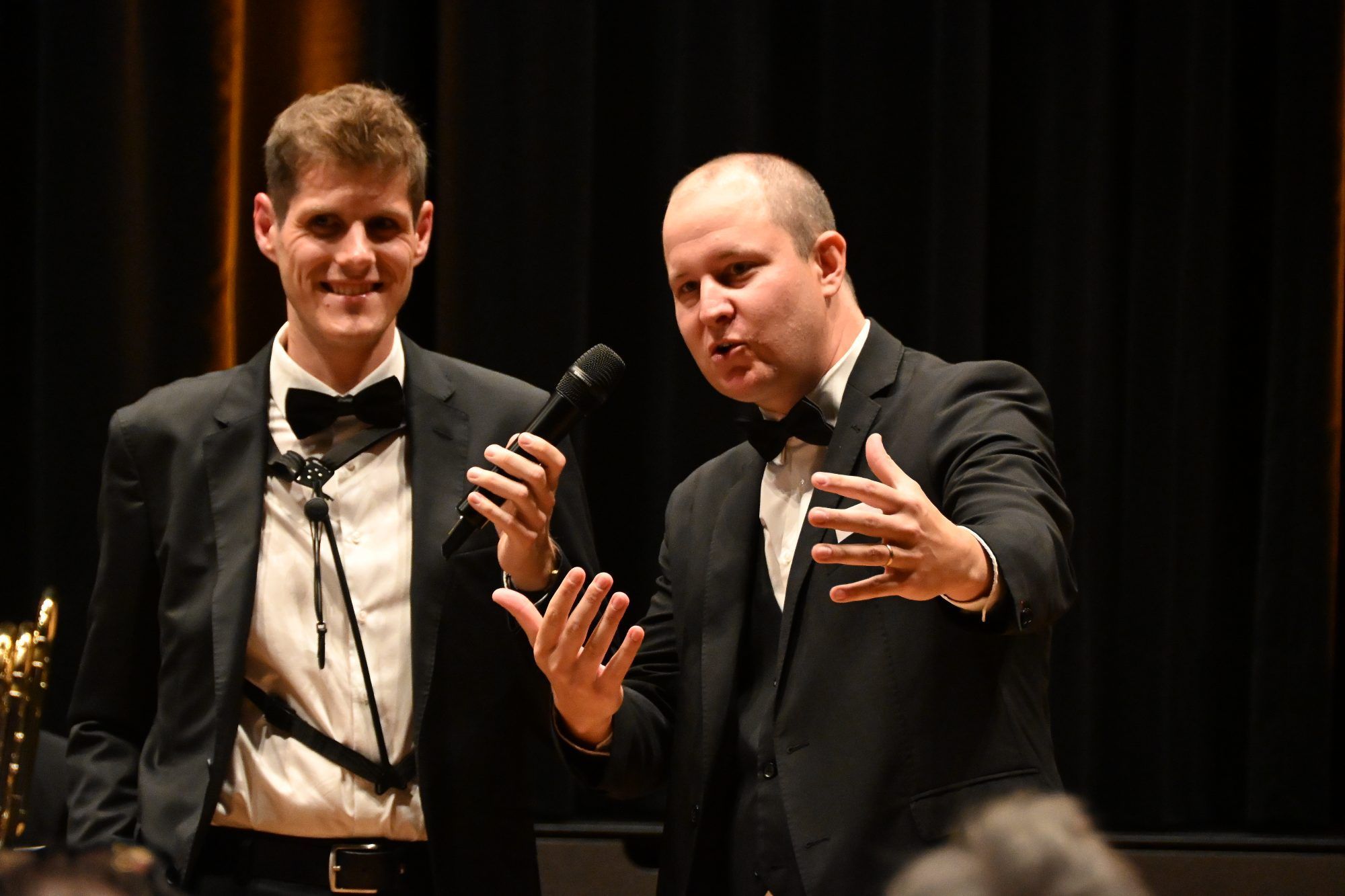 Lukas Morre (Präsident, Baritonsax) und Stefan Höfel (Leader)
