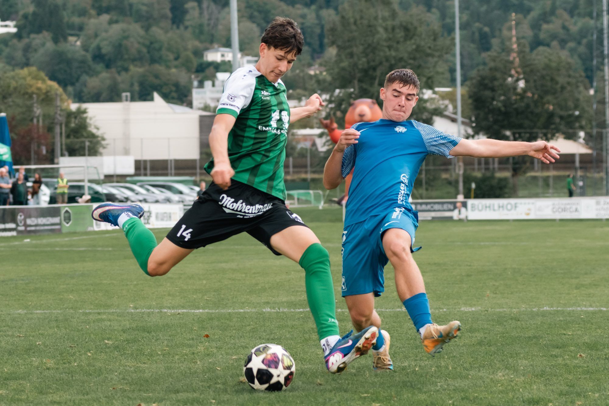 DSV Youngster Philipp Handlechner ist der jüngste Kicker der VOL.AT-Eliteliga. Rolf Karner